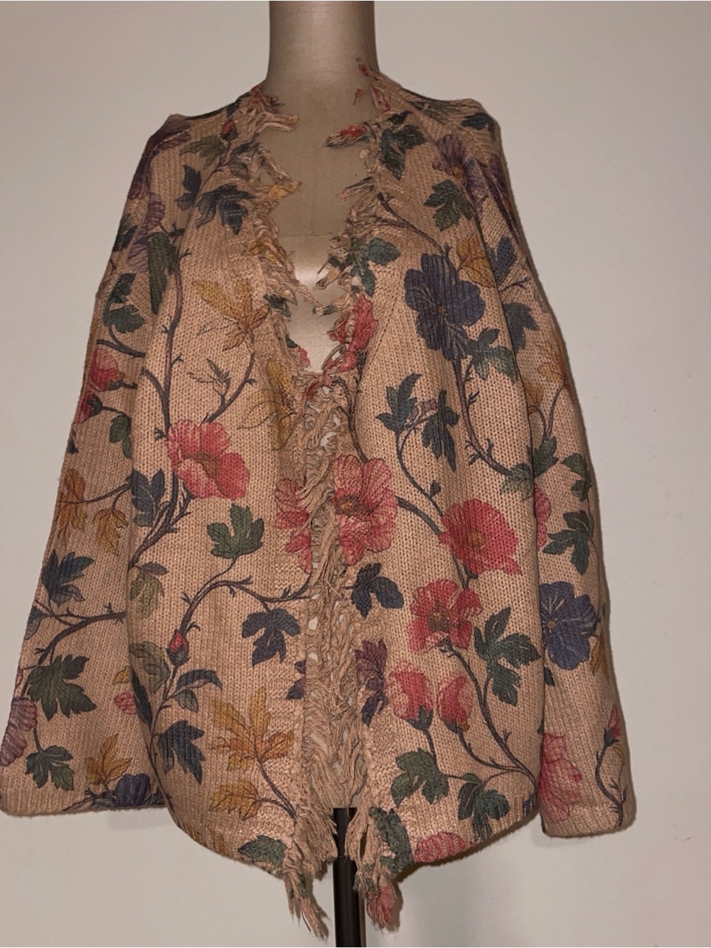 POL Floral Knit Sweater -garden -tropical -unique